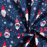 Tissu en coton Popeline Lutins de Noël – bleu marine/rouge,  thumbnail number 3