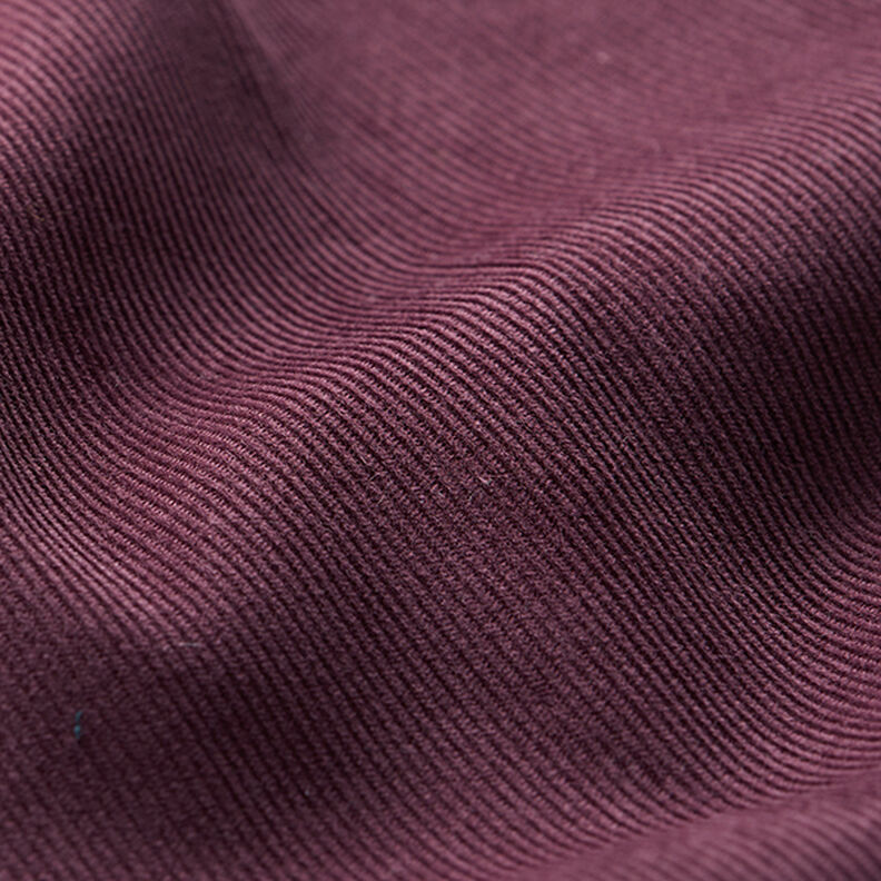Velours milleraies Uni – aubergine, image number 3