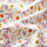 Tissu en coton Cretonne oiseaux abstraits – écru/violet pastel,  thumbnail number 2