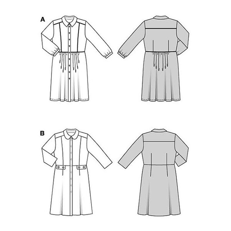 Robe - Grande taille | Burda 5882 | 44-54,  image number 8