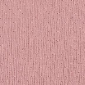 Tissu double gaze de coton dobby – mauve, 