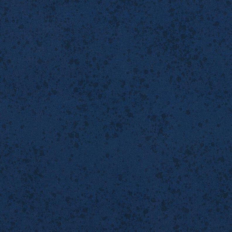 French Terry Tissu moucheté assorti | Glitzerpüppi – bleu marine,  image number 1