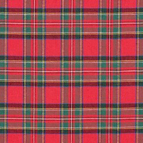 Flanelle coton Carreau écossais Glenside – rouge, 