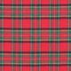 Flanelle coton Carreau écossais Glenside – rouge,  thumbnail number 1