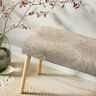 Tissu de décoration Jacquard Contours de feuilles – nature,  thumbnail number 6