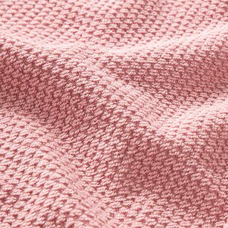 Tissu éponge Structure – rosé, 