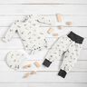 Jersey coton Fleurs et cœurs – écru,  thumbnail number 7