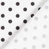 Popeline coton Grands pois – blanc/noir,  thumbnail number 6