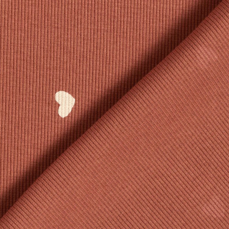 Jersey côtelé Cœurs – rouge,  image number 4