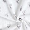 GOTS Tissu double gaze de coton Éléphant Impression numérique – blanc,  thumbnail number 3