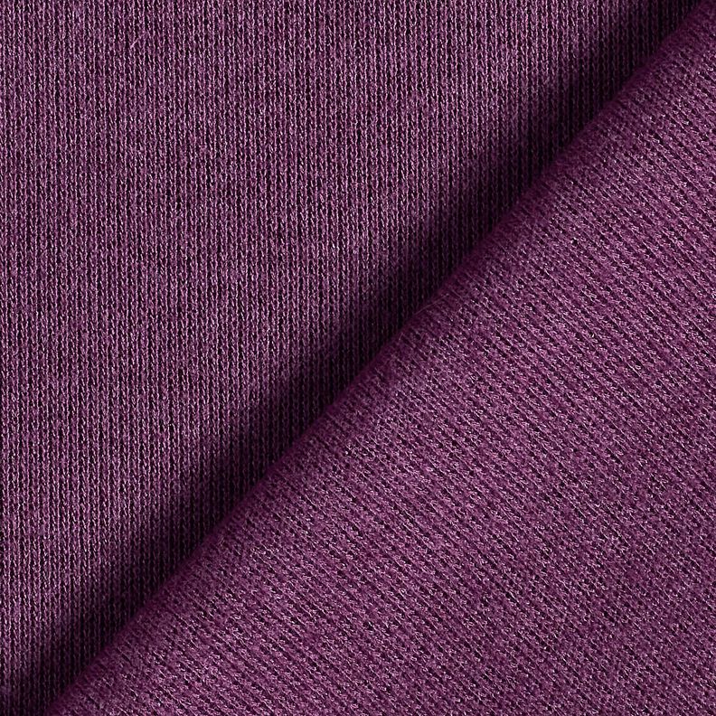 Tissu maille Mélange viscose super doux – aubergine,  image number 3