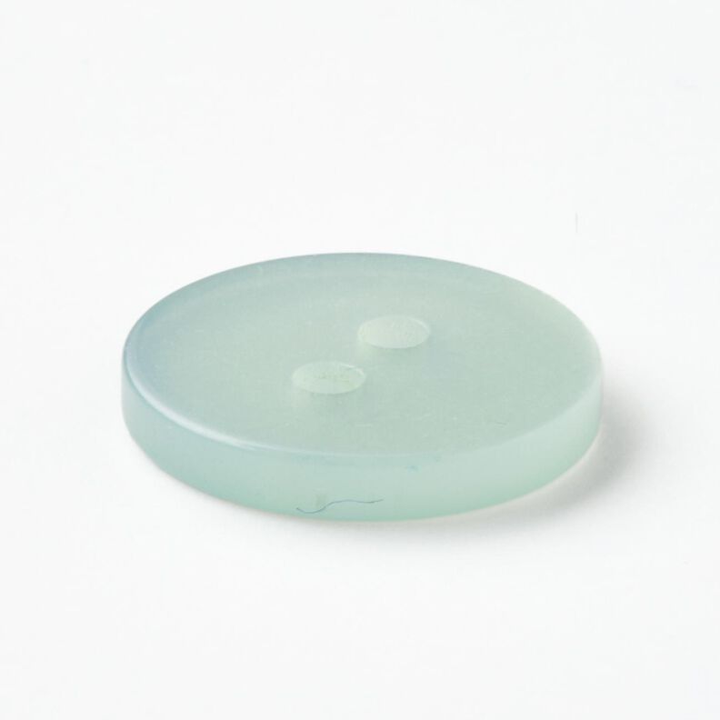 Bouton 2 trous brillant [Ø 15 mm] – menthe clair,  image number 3
