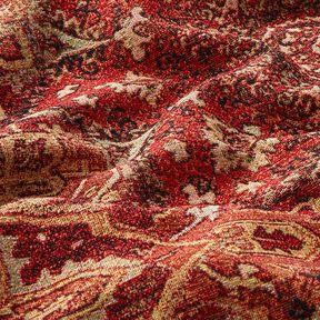 Tissu de décoration Gobelin tapis tissé – terre cuite/rouge feu, 