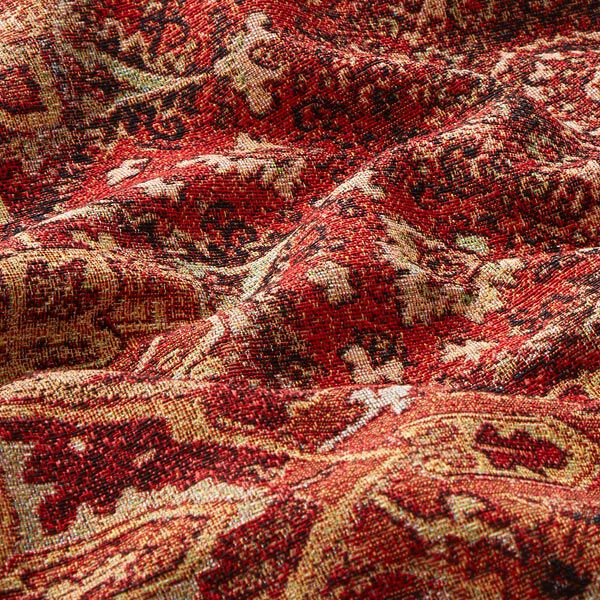 Tissu de décoration Gobelin tapis tissé – terre cuite/rouge feu,  image number 2