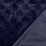 Fourrure synthétique Cœurs | Poppy Fabrics – bleu noir,  thumbnail number 4