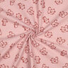 Flanelle coton Chats | by Poppy – vieux rose clair/bordeaux,  thumbnail number 3