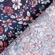 Tissu en coton Cretonne Petites fleurs – homard/bleu marine,  thumbnail number 4