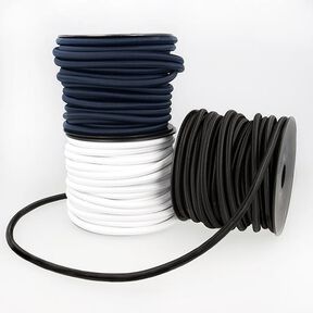 Extérieur Cordelette en caoutchouc [Ø 8 mm] – bleu marine, 
