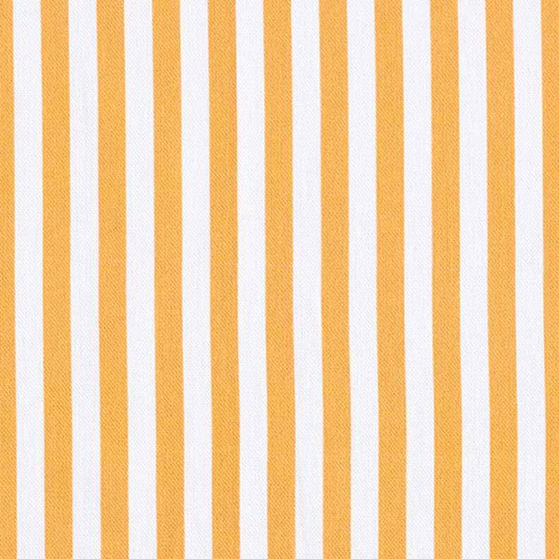 Tissu de décoration Semi-panama rayures verticales – orange clair/blanc,  image number 1