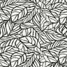 Mélange viscose lin Feuillage – écru/noir,  thumbnail number 5