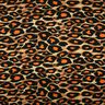 Jersey viscose Grandes taches léopard – marron/orange,  thumbnail number 1