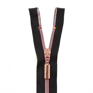 Fermeture à glissière  Rosé (divisible)  - noir, 