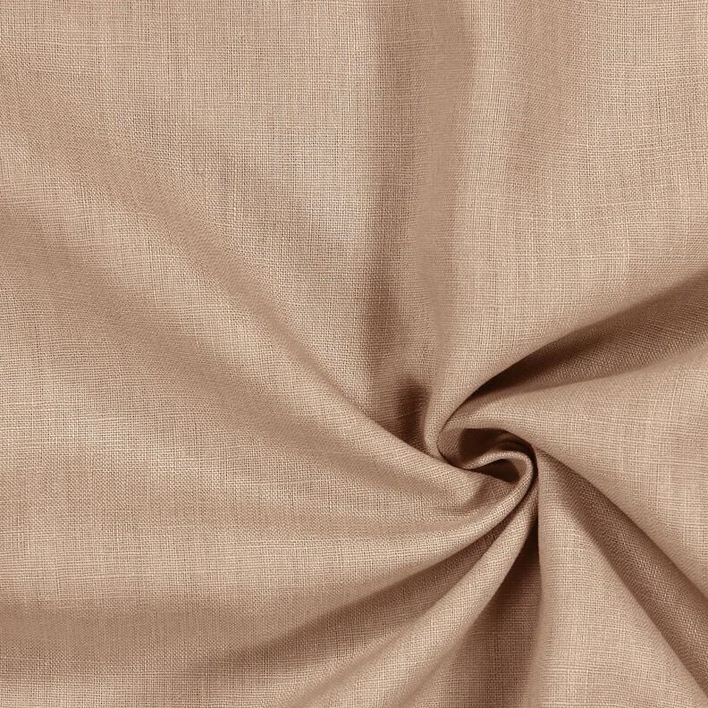 Tissu de lin en ramie mélangée medium – taupe,  image number 1