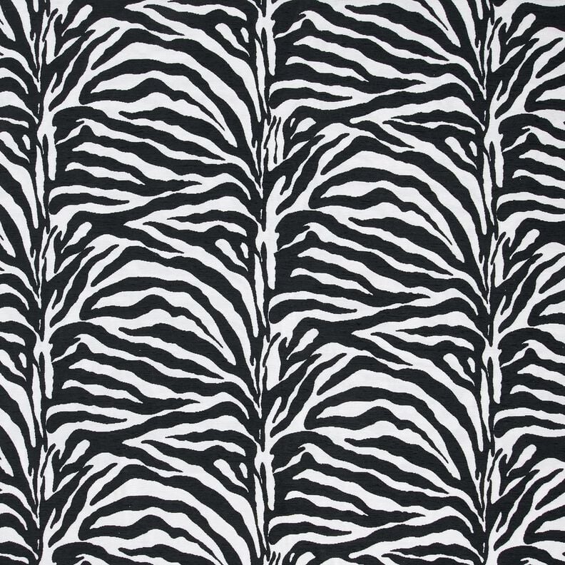 Tissu de revêtement Jacquard Zèbre – blanc/noir,  image number 1