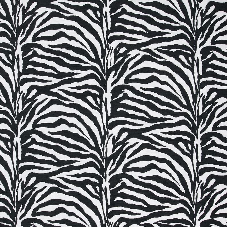 Tissu de revêtement Jacquard Zèbre – blanc/noir, image number 1