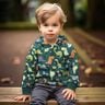 Sweat d’été Dinosaures | Poppy Fabrics – sapin bleu/vert clair,  thumbnail number 5