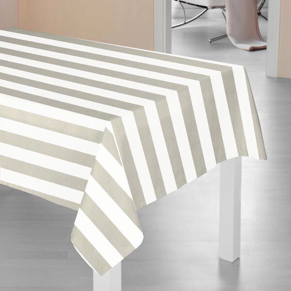 Sergé en coton Rayures 2 – gris/blanc, image number 6