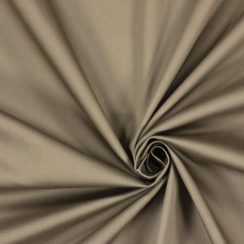 Satin de coton Stretch – beige foncé,  image number 1