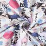 Jersey coton Univers des mangas Impression numérique – argent,  thumbnail number 4