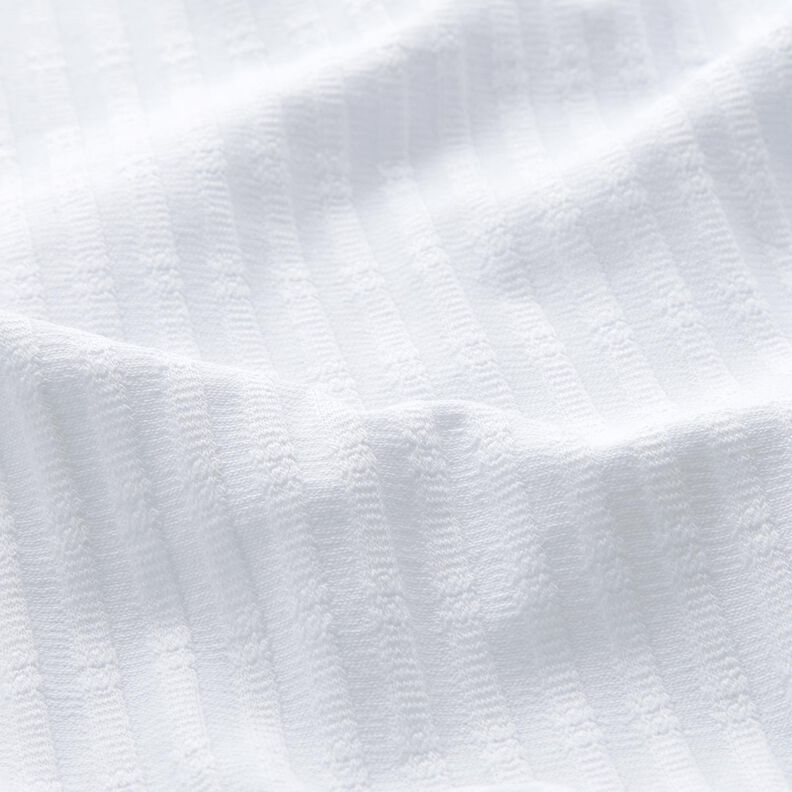 Jersey côtelé Modèle de tricot – blanc,  image number 2