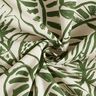 Tissu de décoration Semi-panama Monstera peint – crème/pin,  thumbnail number 3