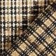 Tissu pour manteau en laine mélangée Carreaux – beige/noir,  thumbnail number 4