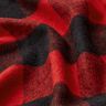 Tissu pour manteau à carreaux tartan – rouge/noir,  thumbnail number 2