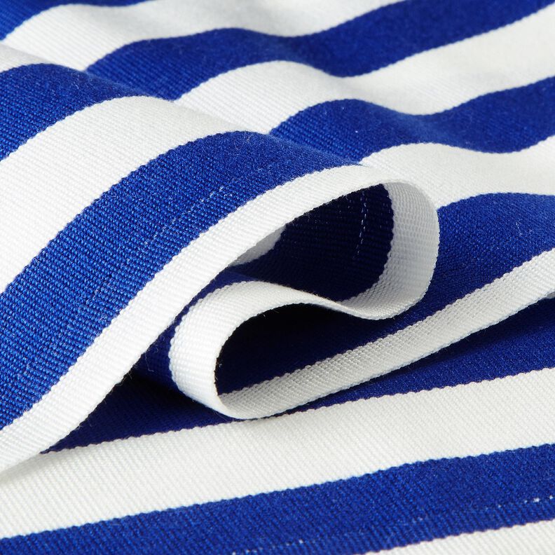 Extérieur Tissu pour chaise longue Rayures verticales 44 cm – bleu roi/blanc,  image number 3
