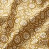 Tissu en coton Cretonne Fleurs et rameaux – moutarde/blanc,  thumbnail number 2