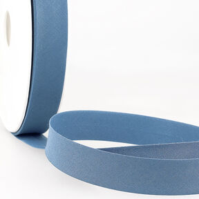 Biais Polycotton [20 mm] – gris bleu, 