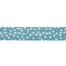 Biais points éparpillés [20 mm] – turquoise,  thumbnail number 1