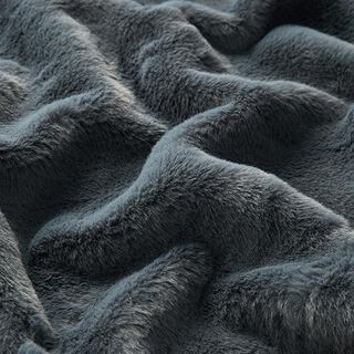 Fausse fourrure unie – gris bleu, 