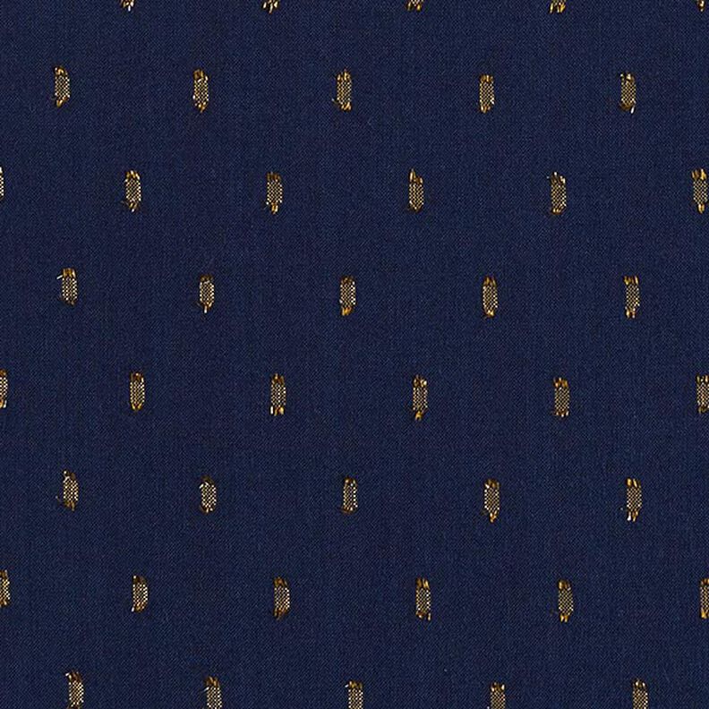 Tissu en viscose gouttes scintillantes – bleu marine,  image number 1