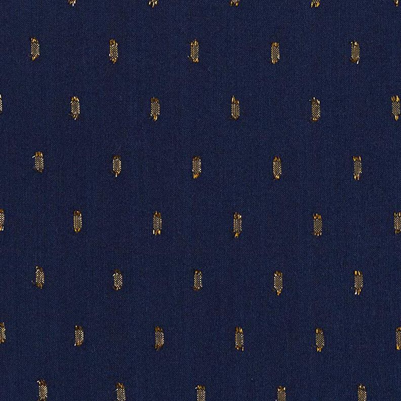 Tissu en viscose gouttes scintillantes – bleu marine,  image number 1