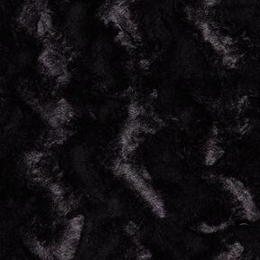 Fourrure synthétique Tourbillon – noir, 