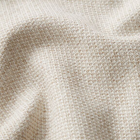 Tissu de revêtement Structure de tissage spéciale – beige clair, 