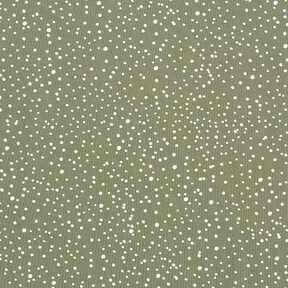 Jersey de coton Pois irréguliers – kaki, 