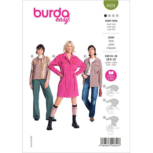 Veste, 6024,Burda 6024 | 34 - 48, image number 1