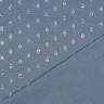 Tissu double gaze de coton Pois Imprimé feuille | by Poppy – gris bleu,  thumbnail number 4
