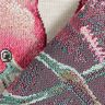 Tissu de décoration pièce Gobelin Flamant – beige/rose vif,  thumbnail number 4